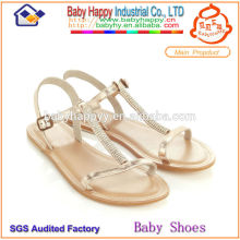 fancy kid sandal shoes heeling children