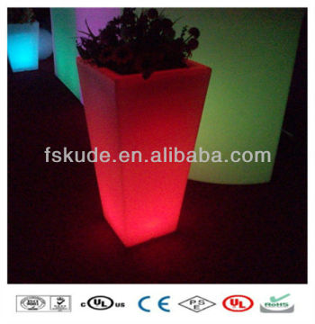 Glowing Plastic LED Flower Pots for Sale bulk flower pots