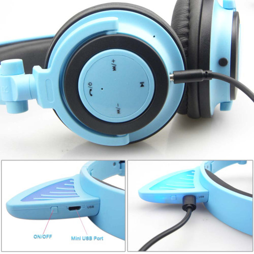 Kids Cat Ear Headphone Promotional Stylish Wireless Headsets
