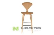 OEM Rustic Norman Cherner Bar Stool Chairs Replica , Curved