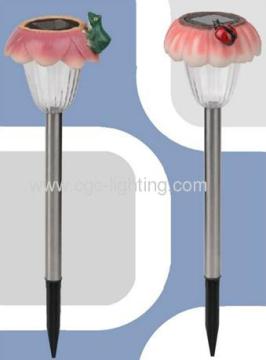 Poly-resin Solar Garden Light Fitting?