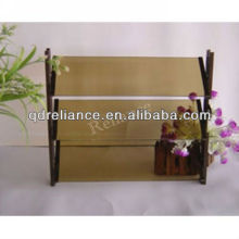 4mm-6mm decorative brown tinted glass for windows