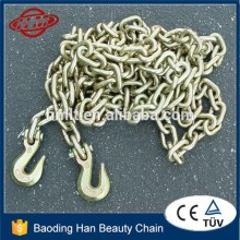 G70 G43 lifting chain with clevis / eye grab hooks on both end