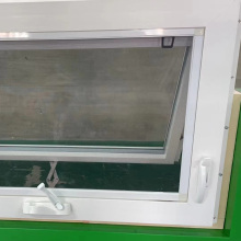High Quality White Frame Vinyl Crank Casement Windows with Install Fins
