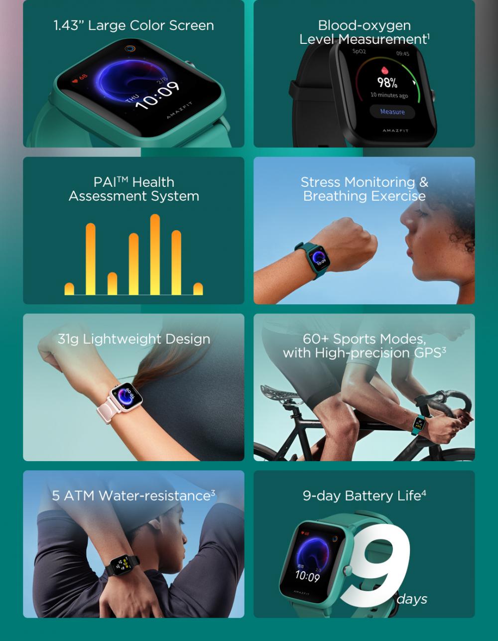 Montre Amazfit Bip U Amazfit Bip U Watch