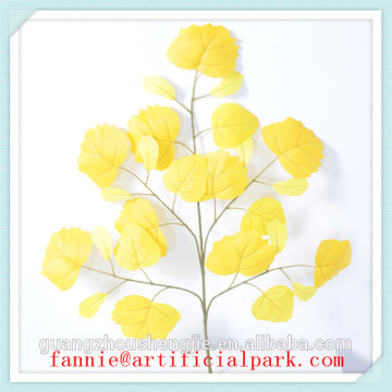 LF081509 2014 Hot sale artificial gold leaf/high imitation leaves for decoration