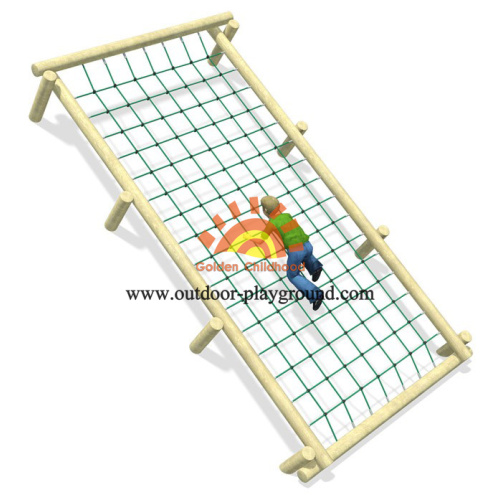 Freestanding Backyard Playground Climbing Equipment Net anak-anak