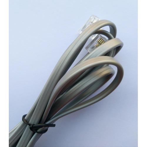 Kabel telefon 6P4C RJ11 kabel rata