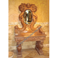 Antique Stone Marble Wash Basin Sink for Bathroom Furniture (QBN029)