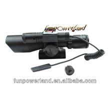 Funpowerland Tactical riflescope 2.5-10x40 with green laser sight with mouse rail switch