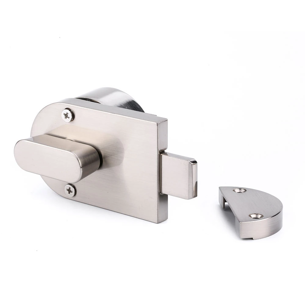 Zinc Alloy Toilet Partition Door Lock with Handle