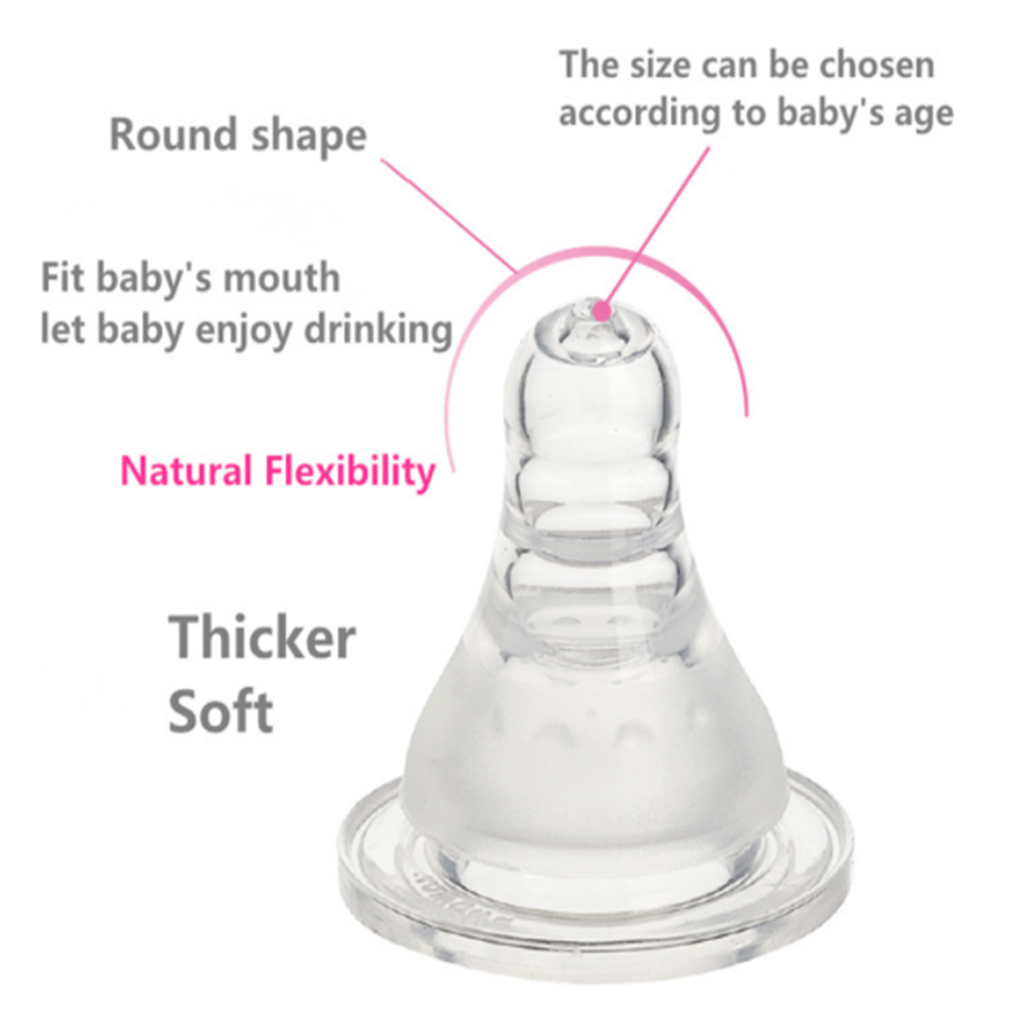 Бебешки силиконови зърна за бебета Standard S