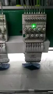 Flat computerized embroidery machine