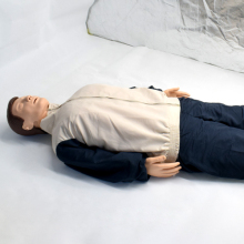 Anatomically Detailed Cardiac Pacing and CPR Training Mannequin