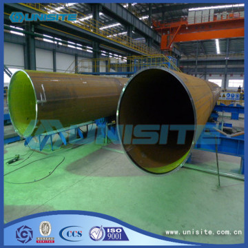 Steel round longitudinal welded pipe