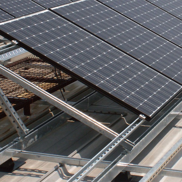 applicazione per canale puntone solare application for solar strut channel