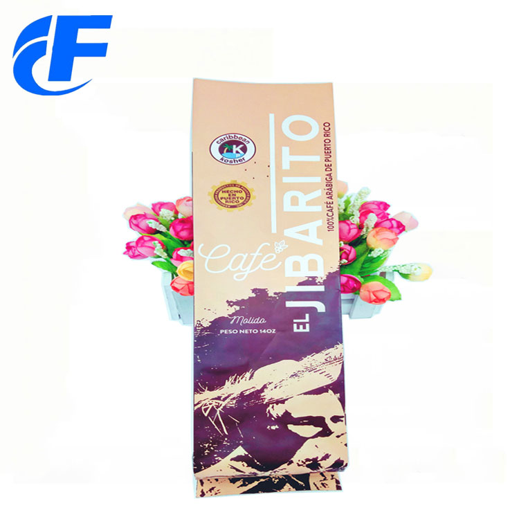 Campione gratuito Stand Up Kraft Paper Coffee Bags