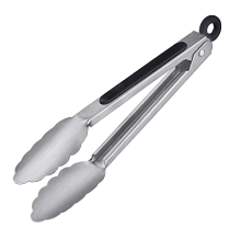 Hot Selling Kitchen Tongs: 8" & 12" Bamboo BBQ Tongs with Silicone Grips
