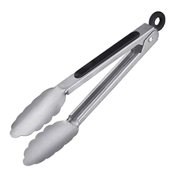 Hot Selling Kitchen Tongs: 8" & 12" Bamboo BBQ Tongs with Silicone Grips