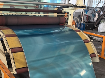 Stainless steel cold-rolled with random film coating