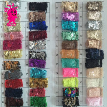 Wholesale tulle cloth tutu sequin cloth with many colors