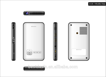 portable mini multimedia projector 2000:1 Video Audio Photo headphones speaker data show android mini projector