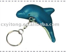 key chain stress ball,keyring stress ball-shark