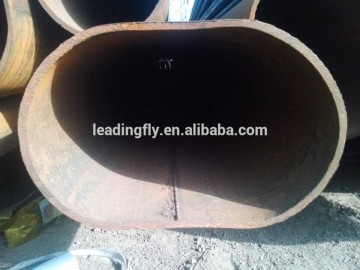 galvanised flat oval steel pipe price