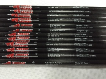 Wholesale Linkboy LBA022 carbon arrow shaft, carbon arrow for compound bow hunting and DIY arrow