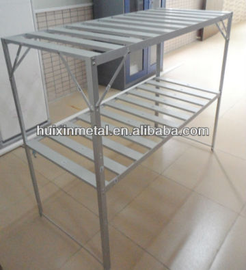 Aluminium greenhouse shelves Used for flowrs standing HX56212