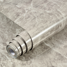 PVC Waterproof Marble Wall Paper Vinyl Self Adhesive Wallpaper for Kitchen