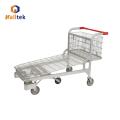 Heavy Duty Warehouse Cargo Wire Mesh Trolley