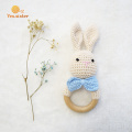 Gryzak dla niemowląt Crochet Bunny Rattle