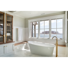 Factory Price UPVC Casement Window: Double Glazing and Durable Safety Solution