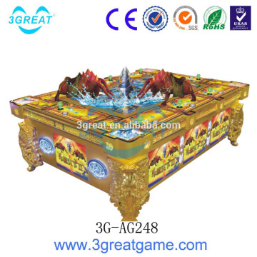 Upgraded fish table crocodile king series for 6 people