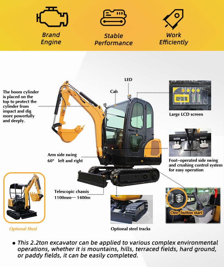 2 2ton Mini Excavator