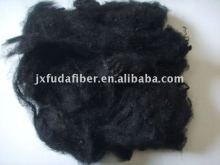 3DX64MM black solid dry polyester staple fiber Grade C /3DX64MM Grade C black PSF