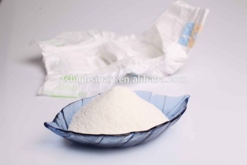 2016 nontoxic super absorbent polymer powder raw materials for diaper making