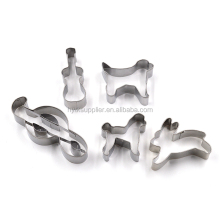 Bulk Stainless Steel Cookie Cutters | Cute Dog Shape Molds