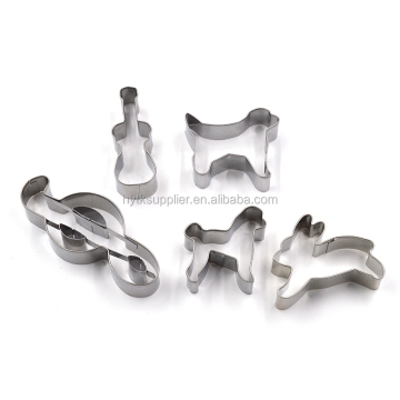 Bulk Stainless Steel Cookie Cutters | Cute Dog Shape Molds