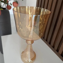 Cosmic Light Crystal Singing Bowl - Premium Quality for Sound Bath Healing