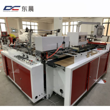 Automatic Soft Loop Handle Plastic Bag Making Machine with Bottom Sealing