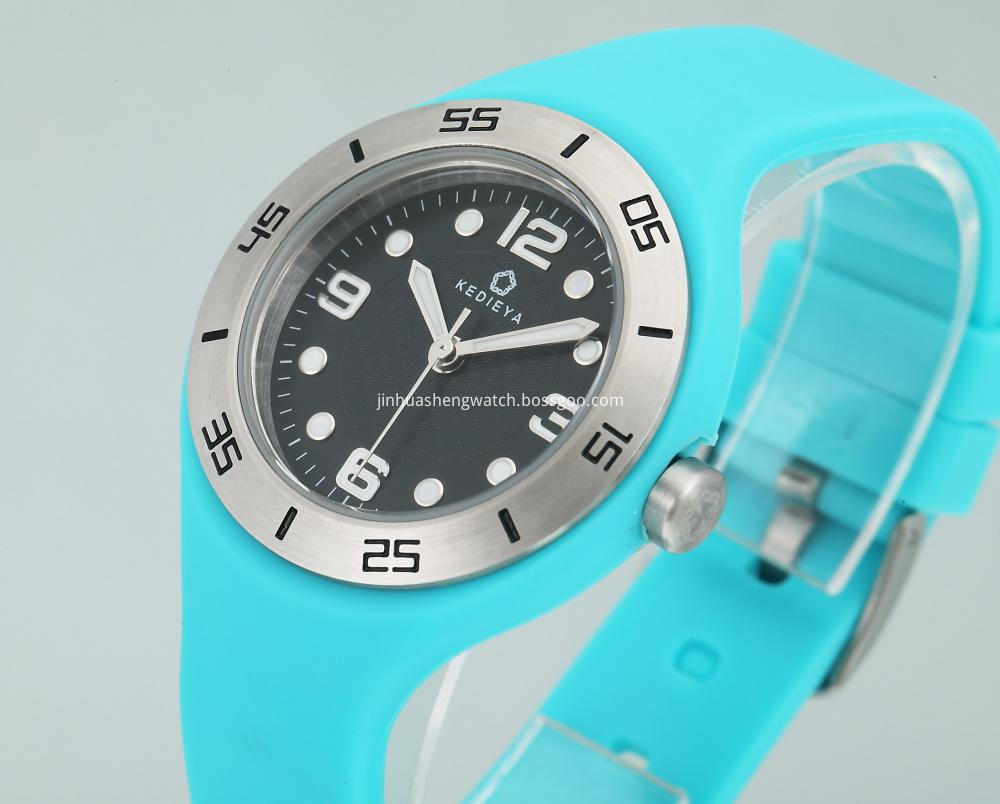 Silicone Strap Watch Women S