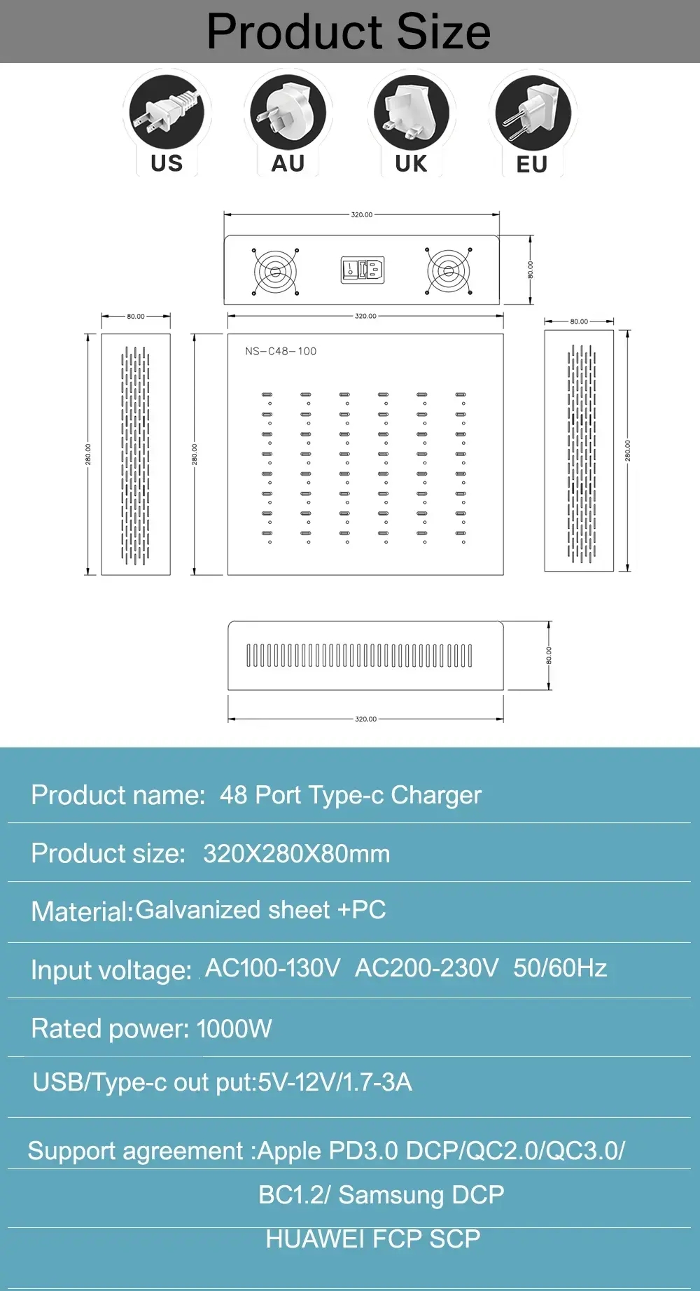 Product Size Product Size