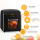 Healthier fried food hot air fryers oven oil-less