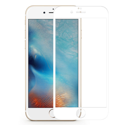 3D White Glass Screen Protector for iPhone 6