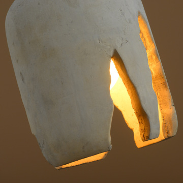 Lampy wiszące LEDER w kolorze szarym