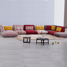 Foldable Floor Cushion Seating Corner Sofa Set