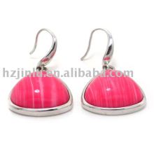 08 new fashion jewelry, 925 sterling silver ruby earring, lady ornament(E010019)- Free shipping fee!