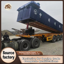 3 axle skeleton rear dump